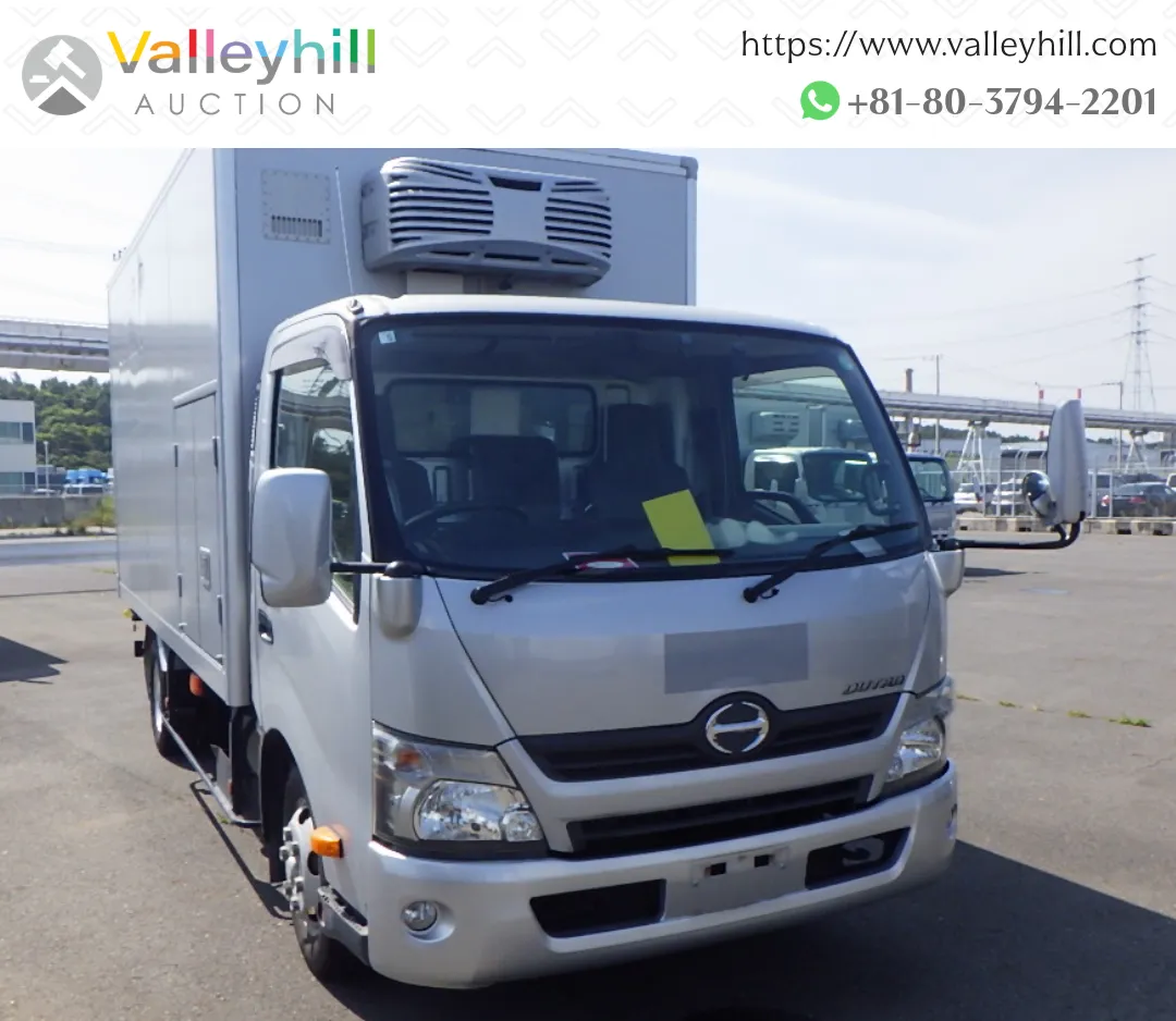 Japanese used truck - 2015 Hino Dutro with a N04C diesel engine and 6-speed manual transmission.