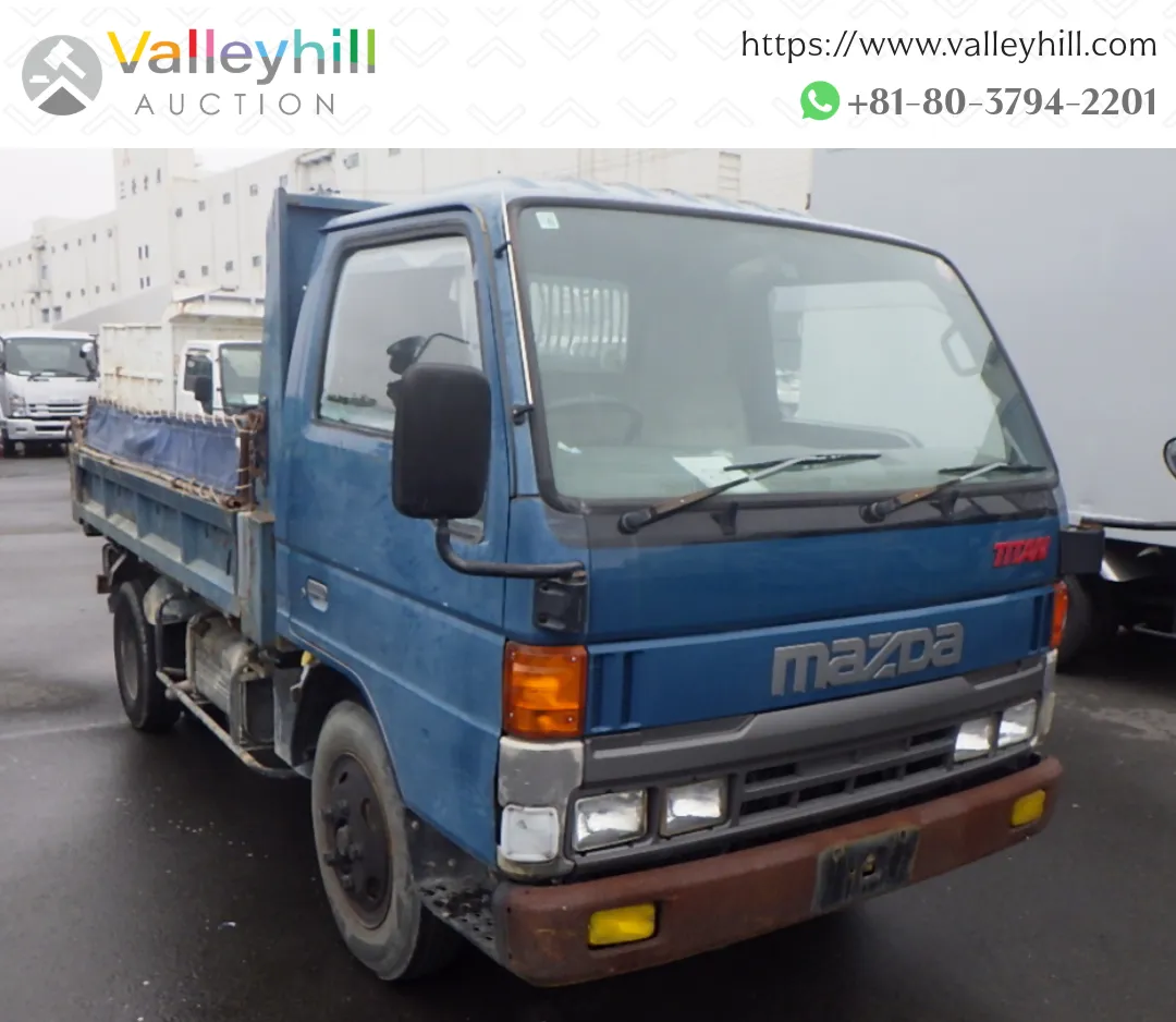 Japanese used truck - 1997 Mazda Titan dump truck, ideal for light construction and material transport.
